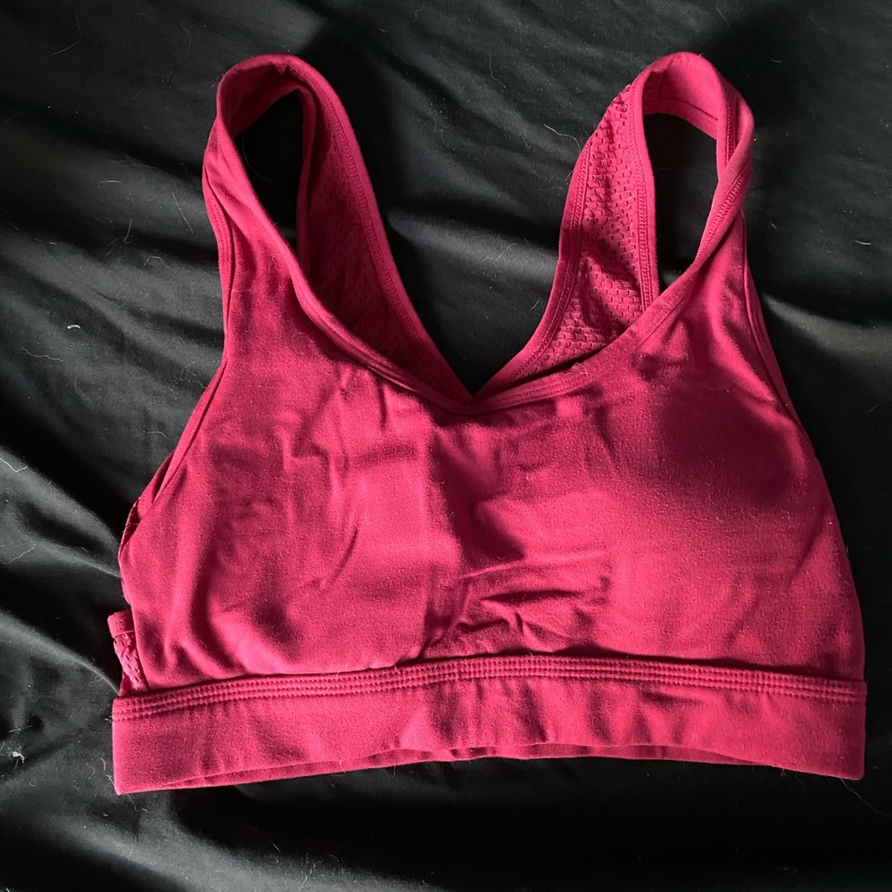 Raspberry Alphalete bra
